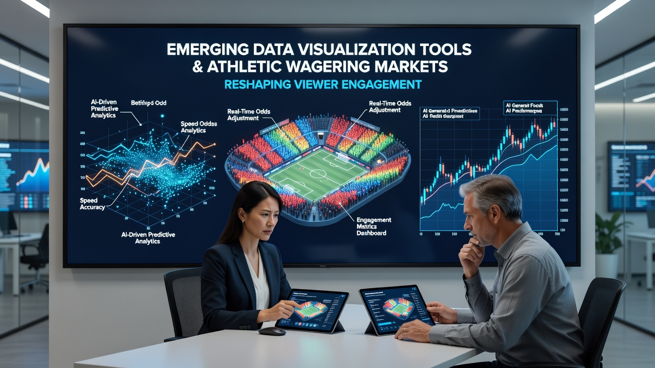 Spectators using mobile devices with overlaid visualization tools during a live tournament broadcast