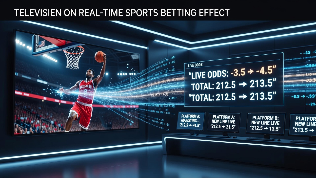 Broadcasters capture pivotal game moments that prompt instant adjustments to wagering lines on multiple betting platforms